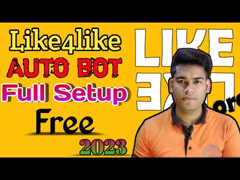 Like4like Auto Bot Free Bangla || Like4like Auto bot 2023 || Like4like auto bot setup 2023