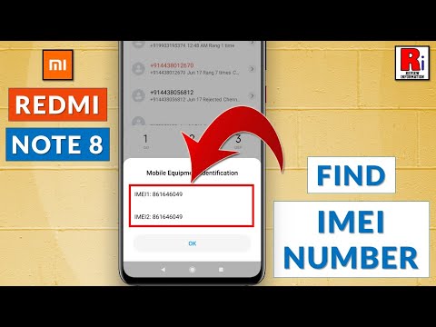 How To Find IMEI Number On Xiaomi Redmi Note 8
