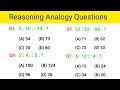 Reasoning Analogy Resoning Questions Reasoning Practice Set Analogy Previous Year Question