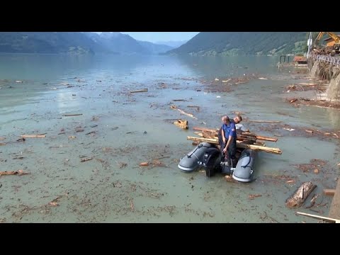 Two people injured after mudslide in Switzerland