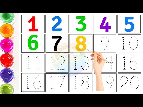 Counting 12345.1 to 20 tok counting.Learn to count.123 Numbers.one two three.1 to 100 counting.