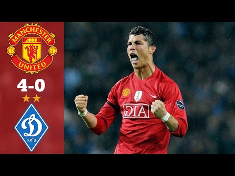 Manchester United 4-0 Dynamo Kyiv | UCL 2007-2008 All Goals & Highlights