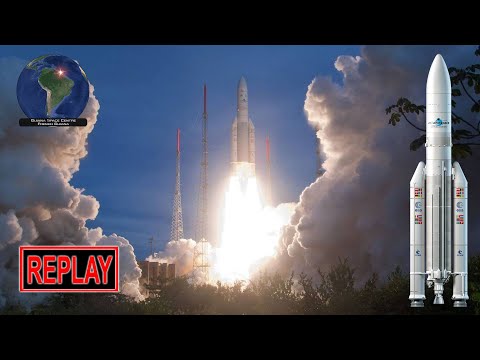 REPLAY: Ariane 5 ECA launch of Galaxy 35/36 + MTG-I1 to GEO! (13 Dec 2022)