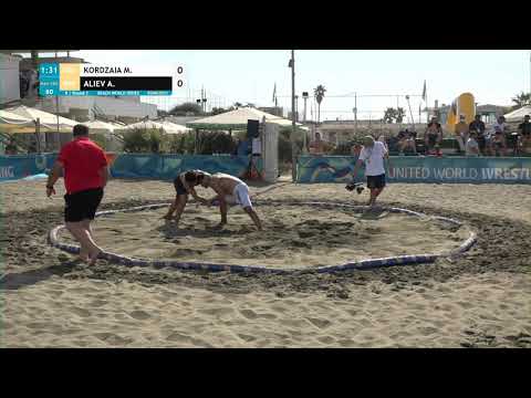 Round 3 Men's BW - +90 kg: M. KORDZAIA (GEO) v. A. ALIEV (RWF)