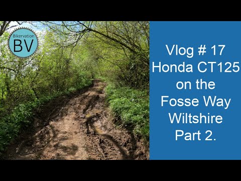Bikervation – Honda CT125 Hunter Cub Rideout along an Ancient Roman road. The Fosse Way Part 2