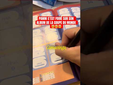 PANINI A RATÉ SON ALBUM DE LA COUPE DU MONDE 🤯