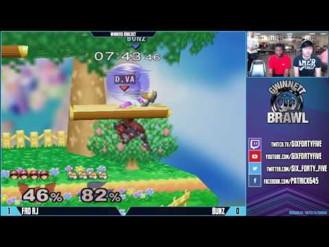 GB Aug 13, 2016 - SSBM Singles - FRD RJ vs Bunz
