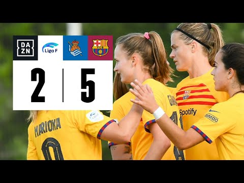 Real Sociedad vs FC Barcelona (2-5) | Resumen y goles | Highlights Finetwork Liga F