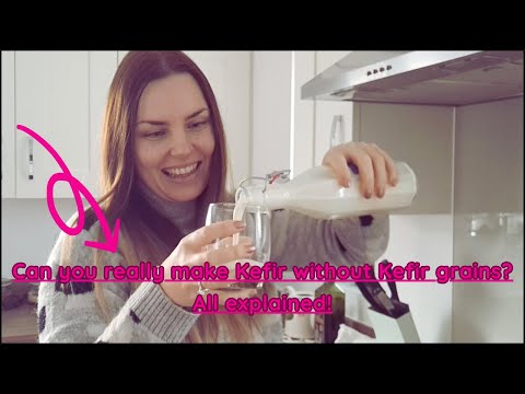 HOW TO MAKE KEFIR WITHOUT ANY KEFIR GRAINS