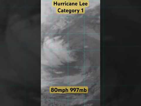 Hurricane Lee nears the USA Canada Border 9-16-23