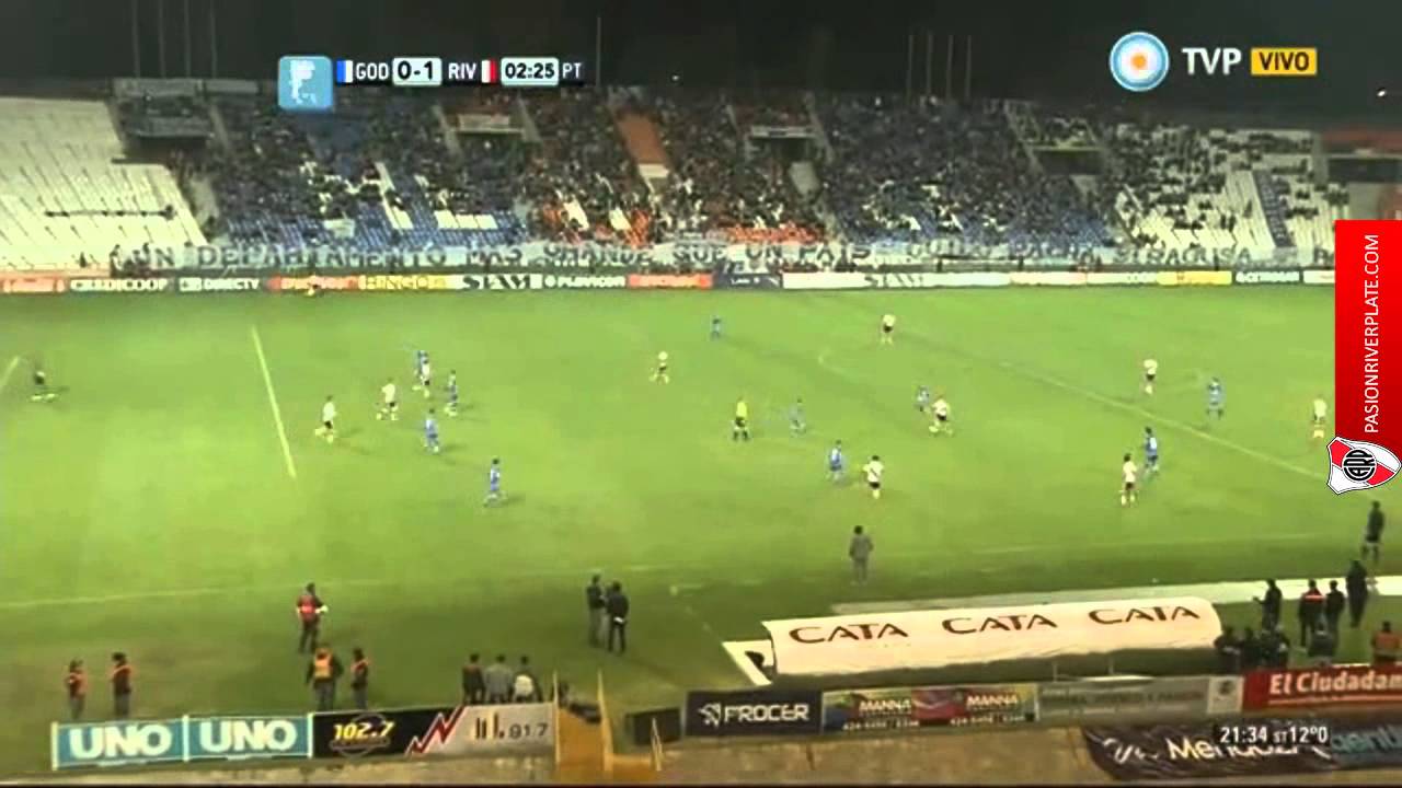 Tremendo golazo de Sanchez | Godoy Cruz 0 - River 1 | Fecha 3