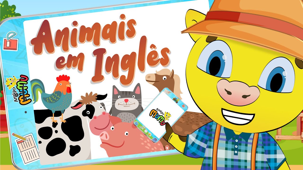 Animais em Inglês | Som dos Animais | Animais da Fazenda