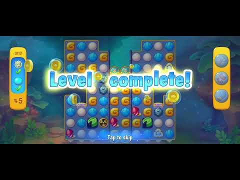 Fishdom gameplay level 3112