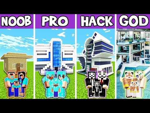 EPIC! Noob vs Pro vs Hacker vs God in Modern Resort Build