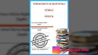 preview picture of video 'BİR İLK!!! Terekeme (Karapapak) - Türkçe Sözlük'