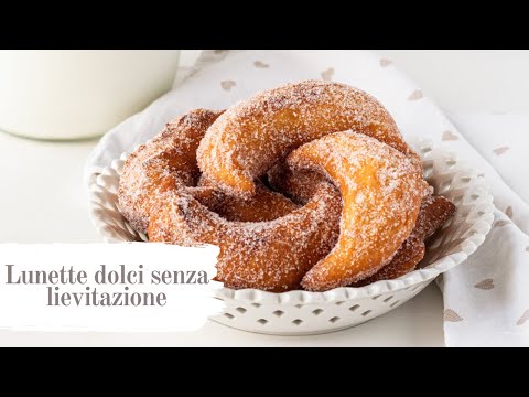 LUNETTE DOLCI SENZA LIEVITAZIONE pronte in 5 MINUTI