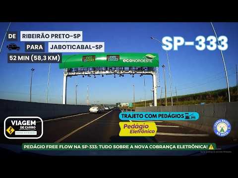 SP-333 | RIBEIRÃO PRETO-SP PARA JABOTICABAL-SP | PELA RODOVIA CARLOS TONANI! 🚗💨
