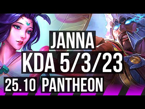 JANNA & Varus vs PANTHEON & Tristana (SUP) | 20k DMG, 5/3/23 | EUW Master | 25.10