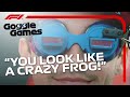 Hilarious Sports With Ferrari's Charles Leclerc And Carlos Sainz! | Goggle Games
