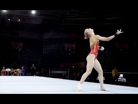 Valeria Osipova (UKR) FX - 2019 World Championships - Podium Training