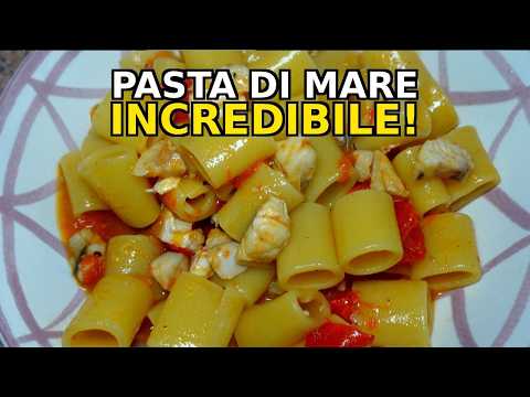 Pasta con Pesce Coccio 🐟 Un Sugo di Mare Incredibile! Ricetta Facile e Piena di Sapore
