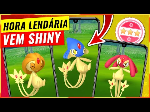 🔴 EVENTO TRIO DOS LAGOS SHINY - Pegando Azelf, Mesprit e Uxie POKEMON SHINY no Pokemon Go