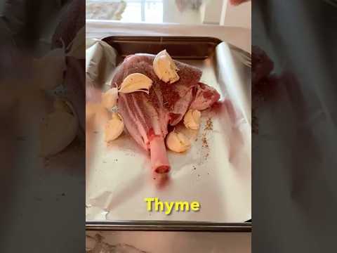 Baked Lamb Shank in Quick Easy Steps #shorts