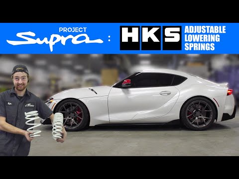 Lowering a 2020 Supra | HKS Hipermax Height Adjustable Lowering Springs
