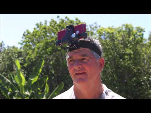 head mounted iphone camera trial for filming our own flying