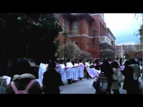 クリスマスツリー点灯式2012 （今出川キャンパス）【同志社女子大学】12-11-30