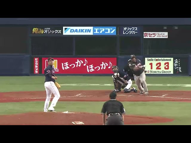 【5回表】マリーンズ・デスパイネ 左中間真っ二つの2点タイムリー2ベース!! 2016/5/22 Bs-M