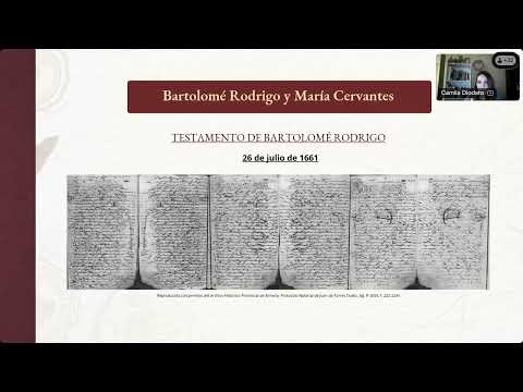 Conferencia SIGEH - "Investigación genealógica a través de los protocolos notariales."