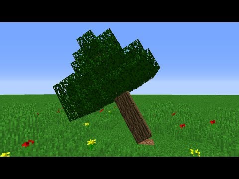 Minecraft | Cursed Images 14 (Diagonal Trees)