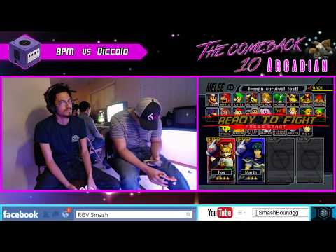 The Comeback 10 ARCADIAN - BPM (Fox) vs Diccolo (Marth) - Winners Semis