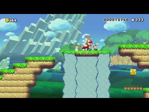 {1-1} Pradera -Grass Land- by NintenU - SUPER MARIO MAKER - NO COMMENTARY 1bh