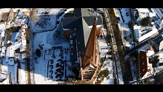 preview picture of video 'DJI Phantom Bátaszéki Nagyboldogasszony Templom madártávlatból  Church of Bátaszék 's eye view'