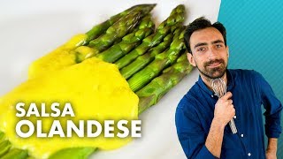 Salsa olandese, ricetta francese *SPUMEGGIANTE*