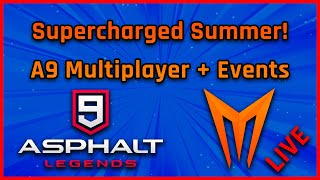 Supercharged Summer | Quick LIVESTREAM! - Asphalt 9 Multiplayer + Events!