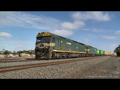7902V Mildura To Melbourne Container Freight - PoathTV Australian Trains & Railways