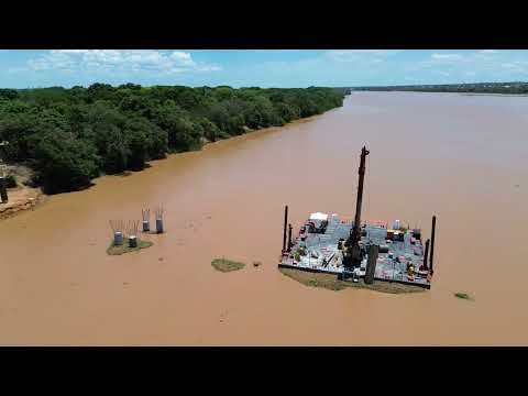 Construção da Ponte em São Francisco MG 19/11/25
