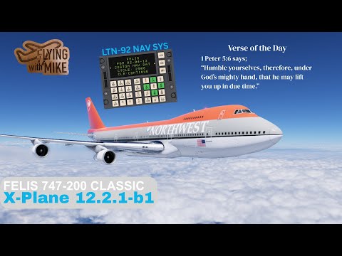 |XP12.2.0-r1| LTN-92 Navigation| KMSP Minneapolis, MN to Detroit, MI| Felis 747-200|