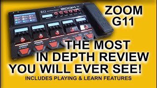 Video thumbnail for ZOOM G11 Multi Effects Processor Review | Best in depth review by tonymckenziecom