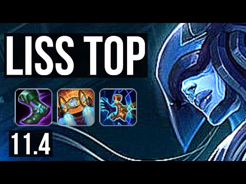 LISSANDRA vs GNAR (TOP) (DEFEAT) | Rank 1 Liss, 300+ games, Rank 19 | JP Grandmaster | v11.4