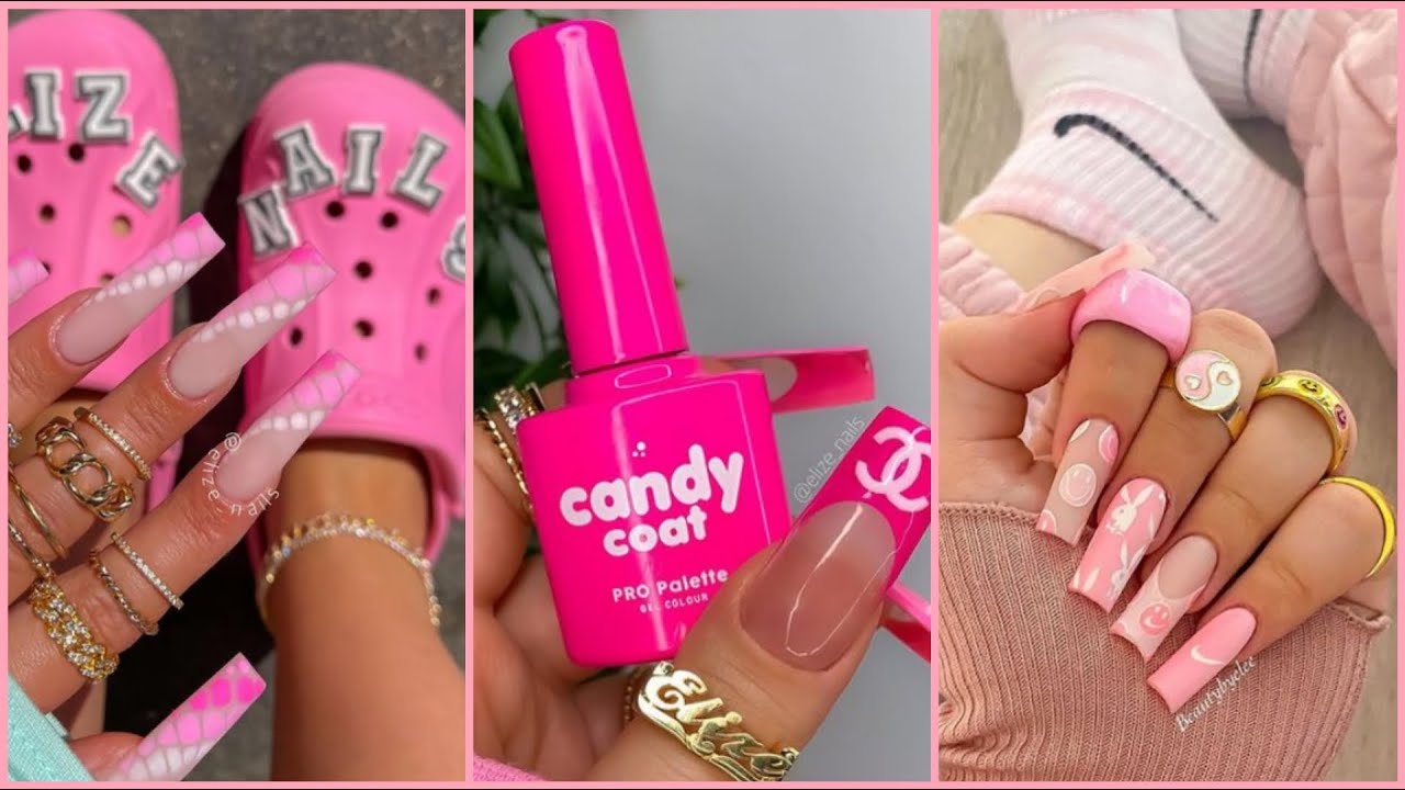 Watch video 💜💖Pink Baddie Nail Art Compilation 2021 Now 💜💖Pink Baddie Nail Art Compilation 2021