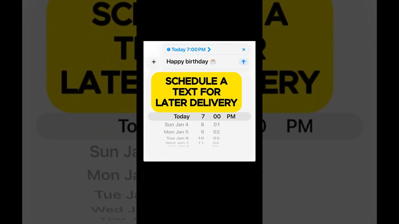 How to Schedule a Text Message on iPhone for Later 📩⏱️ | Senior Tech Tutor Tip #126