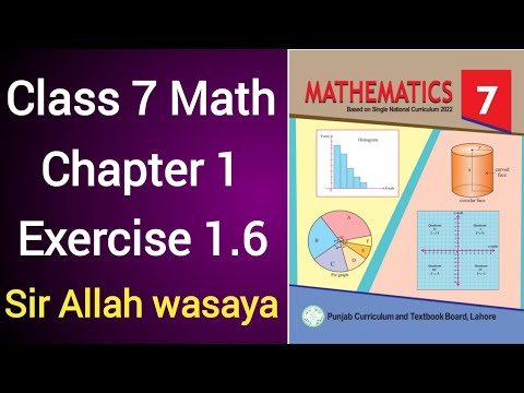 Class 7 Math New Book Chapter 1 Exercise 1.6 | Class 7 Math New Book Unit 1 Exercise 1.6
