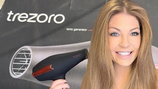 Can This Dryer Give Me a Smooth Blowout? | Trezoro Ionic Hair Dryer Demo