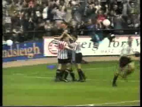 Hereford v Darlington 1st leg semi final playoff 1996