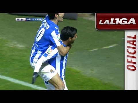 Gol de Carlos Vela (1-3) en el Athletic Club - Real Sociedad - HD