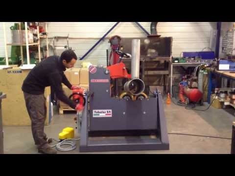 Vireur pour tuyauteurs - EFVT - Rotation tubes 1'' à 24'' - Capacité 600 KG - Réglage simple des galets_3